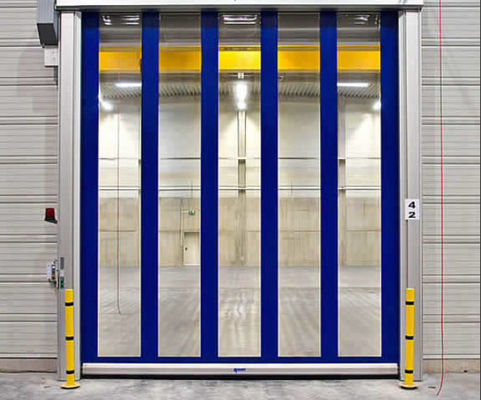 एसएस फास्ट एक्टिंग रोलर शटर दरवाजे बड़े आकार के एडजस्टेबल ओपनिंग स्पीड