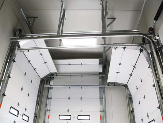 उच्च लिफ्ट 6500 मिमी चौड़ाई वाले औद्योगिक अनुभागीय दरवाजे