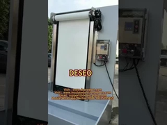 380V 50HZ रैपिड रोलर डोर IP55 पावर 0.75KW-1.50KW रडार सेंसर के साथ