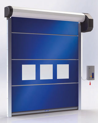तापमान तापमान-30°C-+70°C सीलबंद रैपिड रोलर दरवाजे दरवाजा पीवीसी मजबूत और विश्वसनीय का प्रयोग करें