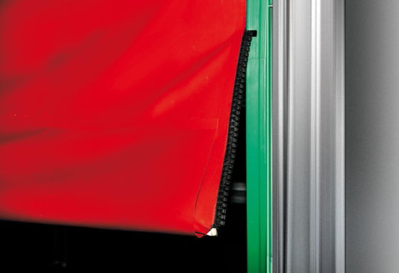 जलरोधक पीवीसी त्वरित शटर दरवाजा उच्च गति-35 से 65 डिग्री सेल्सियस चीन स्वच्छ कार्यशाला पीवीसी कपड़े तेजी से रोलिंग दरवाजा