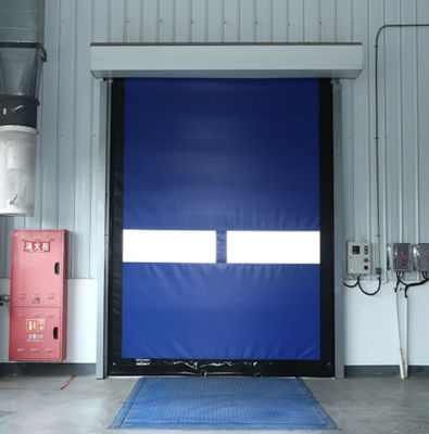 स्टेनलेस स्टील पीवीसी रैपिड रोलर दरवाजे ऑटोमेशन शटर 220V वेयरहाउस क्लीन रूम
