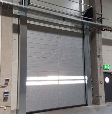 सुरक्षा एल्यूमीनियम पारदर्शी उच्च गति सर्पिल दरवाजा अनुकूलित 220V/50HZ बिजली की आपूर्ति