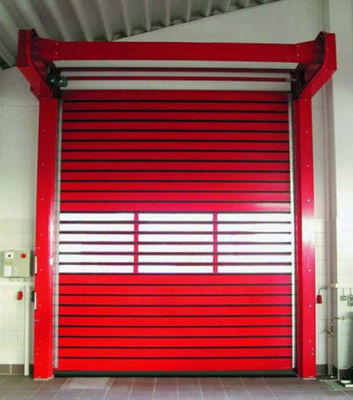 एल्यूमीनियम पारदर्शी उच्च गति सर्पिल दरवाजा बिजली की आपूर्ति 220V/50HZ गोदाम के लिए