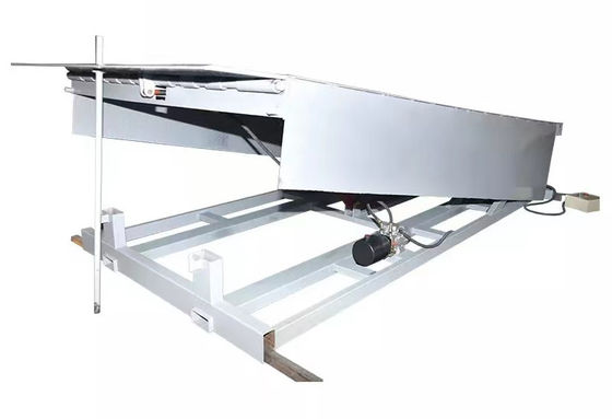 इलेक्ट्रिक वर्कशॉप ऑटोमैटिक डॉक प्लेट डॉक डोर लेवलर्स 25000-40000LBS सुरक्षित डिजाइन पाउडर लेपित