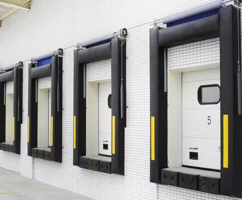 आधुनिक औद्योगिक बुद्धिमान कारखाना लोडिंग सिस्टम डॉक सुरक्षा के लिए समायोज्य फिट और टिकाऊ निर्माण की पेशकश डॉक दरवाजा आश्रय