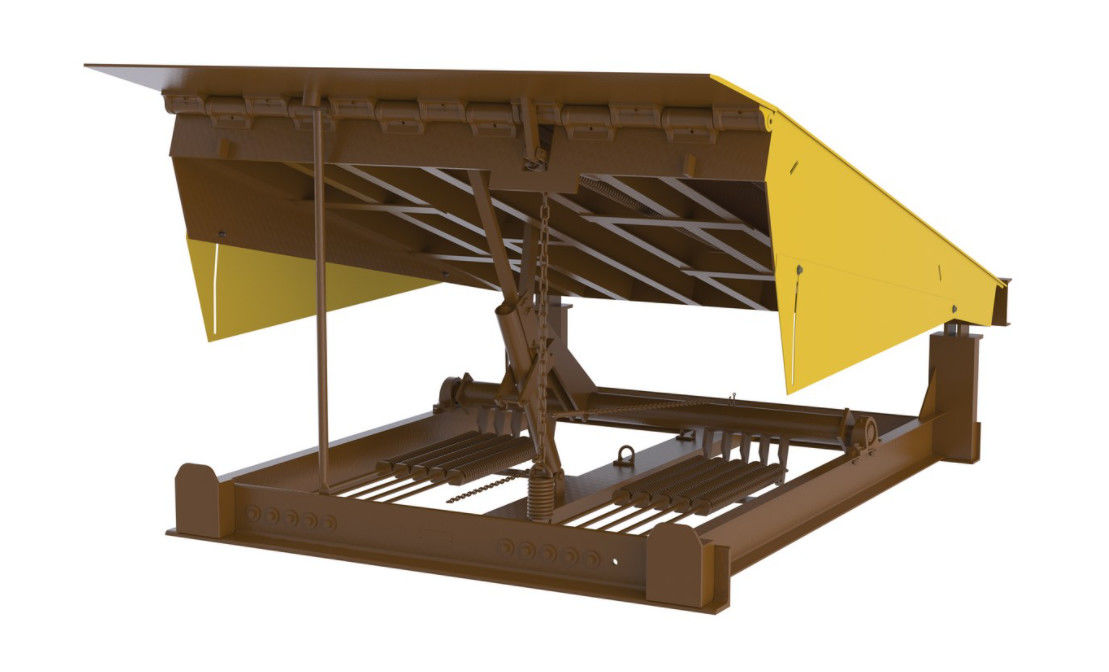 कार्यशाला स्वचालित डॉक प्लेट डॉक दरवाजा स्तर 25000-40000LBS सुरक्षित डिजाइन अनुकूलित