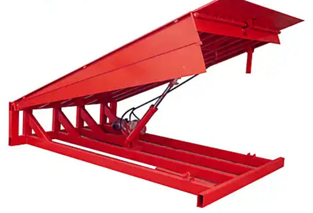 सुरक्षा चेन कार्यशाला स्वचालित डॉक प्लेट डॉक डोर लेवलर्स 25000-40000LBS लोडिंग के लिए सुरक्षित डिजाइन
